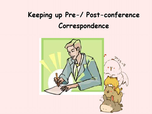 参加国际会议必需交流英语keepingupconferencecorresponden