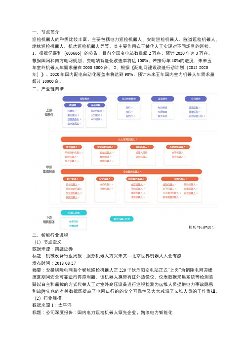 巡检机器人产业链研究报告