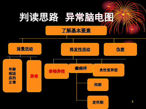 (精选课件)脑电图判读异常脑电图