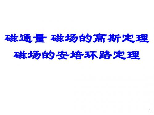 06磁场的高斯定理和安培环路定理