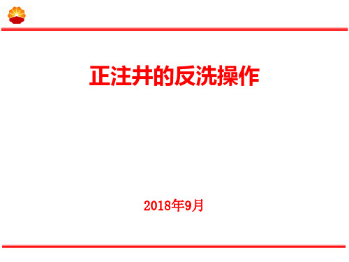 正注井反洗