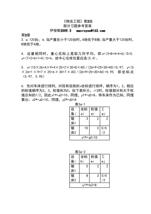 物流工程课后答案.