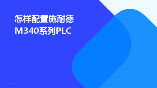 2024年度怎样配置施耐德M340系列PLC