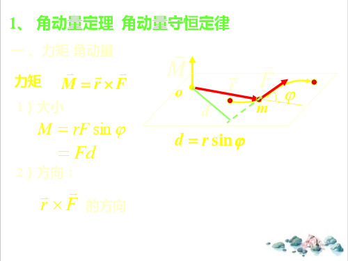 高二物理竞赛角动量定理角动量守恒定律课件