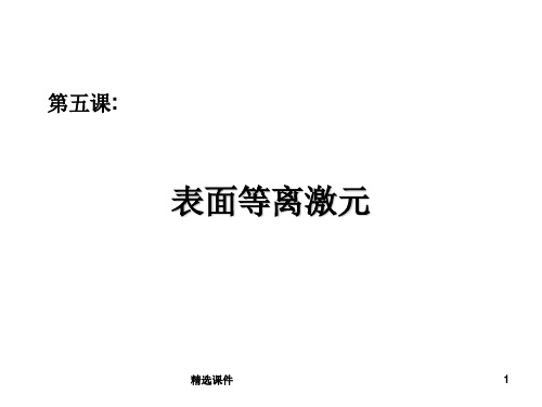 Lecture5表面等离激元