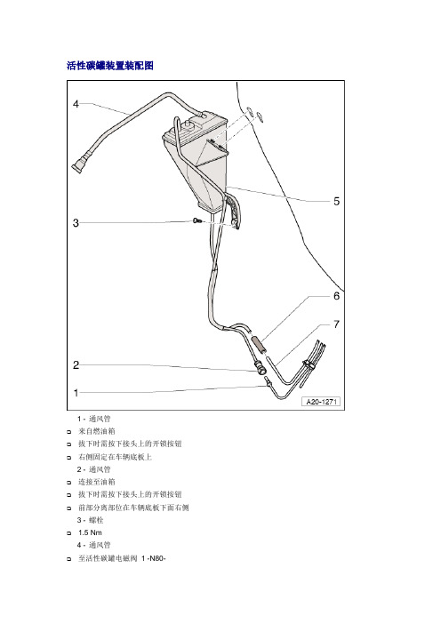 活性碳罐装置装配图