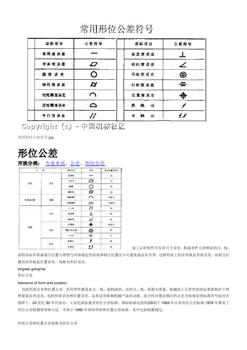 形位公差符号全集