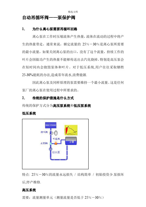 泵保护阀简单介绍