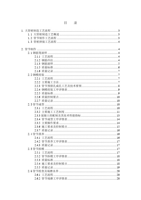 管桩生产标准化工艺概述