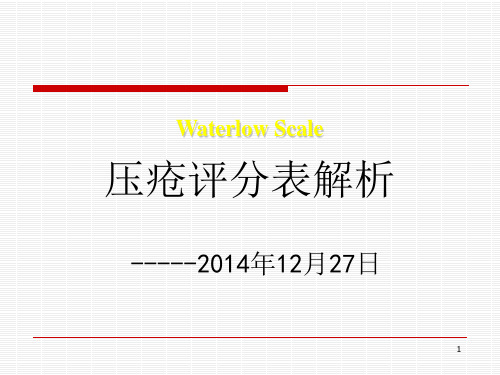 Waterlow Scale压疮评分表规范解析.(课堂PPT)