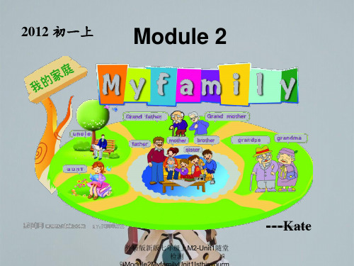 外研版新版七年级上M2-Unit1随堂检测Module2MyfamilyUnit1Isthisyou