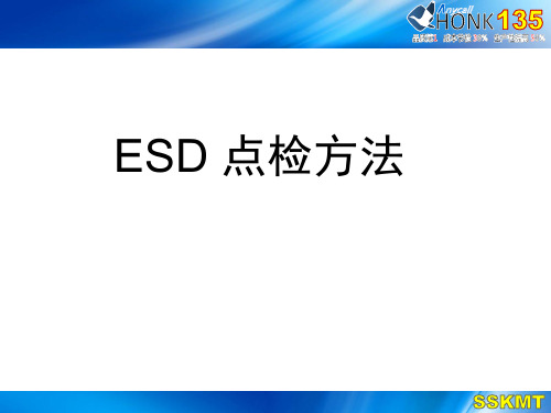 ESD点检方法