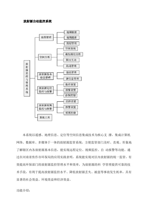 放射源自动监控系统