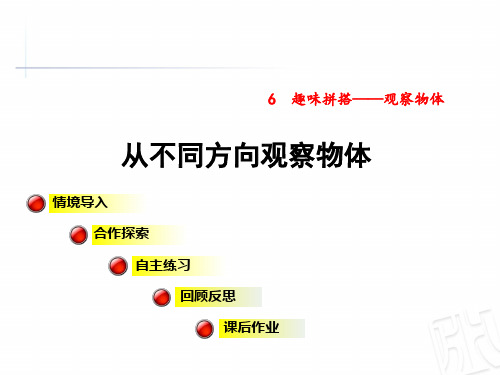 青岛版四年级数学下册第6单元观察物体(二)PPT课件