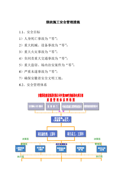 烟囱施工安全管理措施