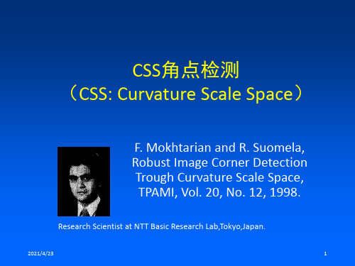 《CSS角点检测》PPT课件