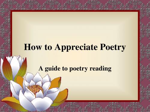 How_to_Appreciate_Poetry