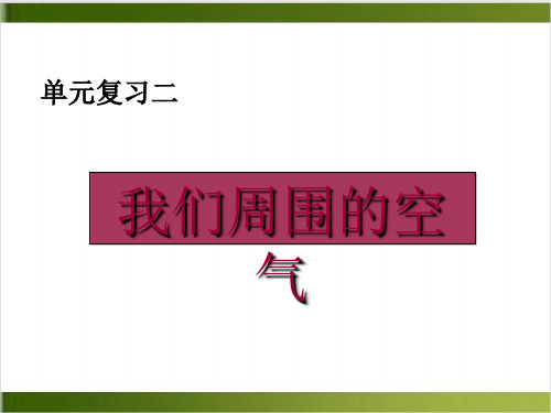 人教版初中化学课件《我们周围的空气》课件下载1