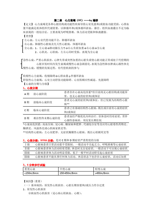 内科学复习资料整理之循环系统篇