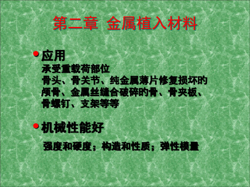 生物材料2省名师优质课赛课获奖课件市赛课一等奖课件