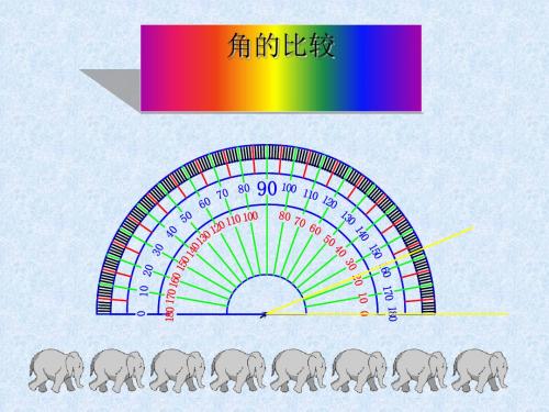 角的比较 PPT课件 人教版