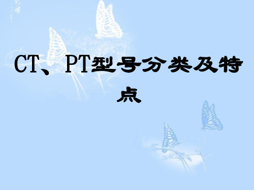 CT、PT型号分类及特点