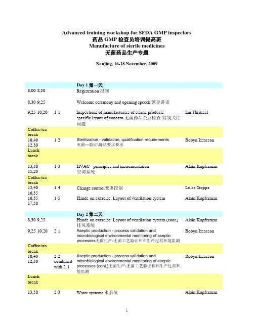 Programme