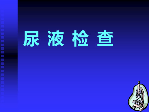 诊断学基础尿液检查PPT课件