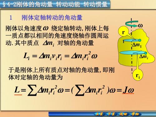 高中物理竞赛第4章刚体力学及角动量合集4-2