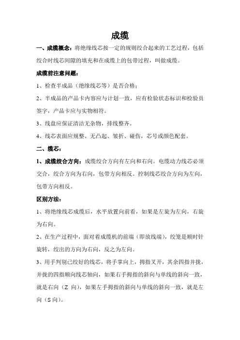 成缆学习资料