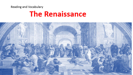 高中英语Module 2 The Renaissance优秀课件