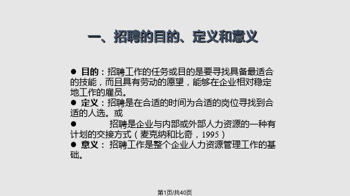 招聘管理方案PPT课件