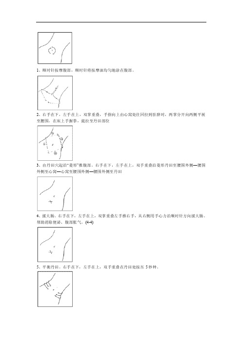 顺时针按摩腹部