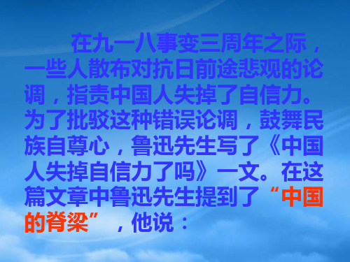 广东政治科高二文化生活永恒的中华民族精神课件 新课标 人教