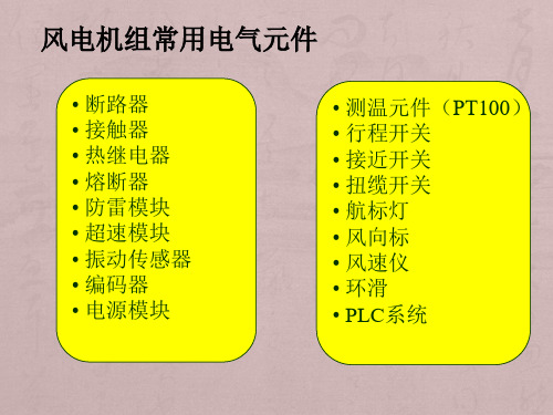 风电机组电气元件讲解(原版)