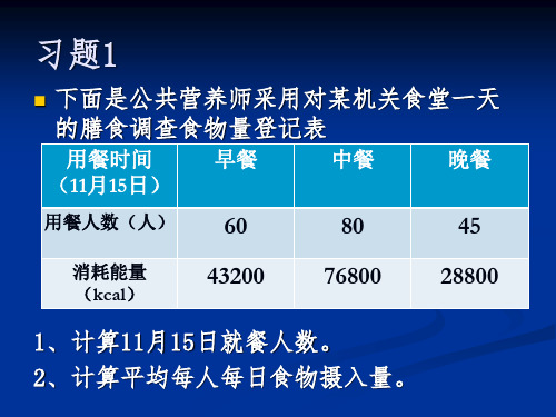 人日数与标准人系数计算