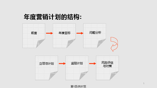 年度营销计划(模板)PPT课件