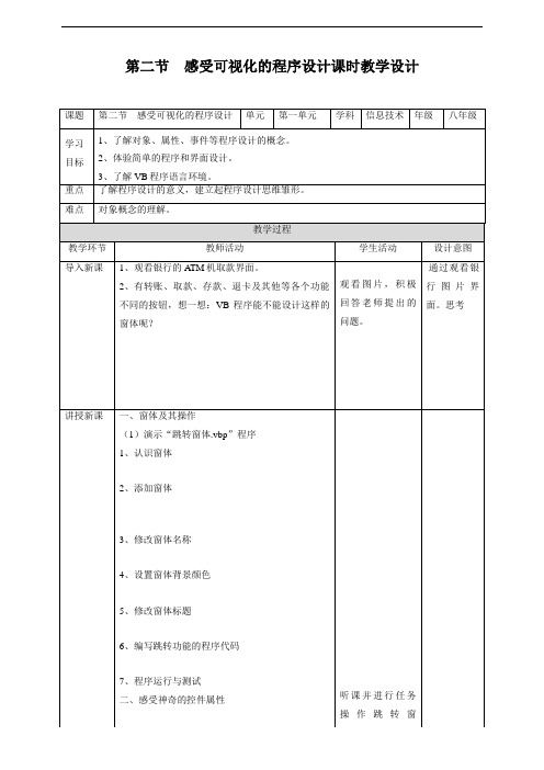 第二节  感受可视化的程序设计