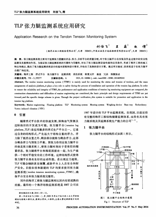 TLP张力腿监测系统应用研究