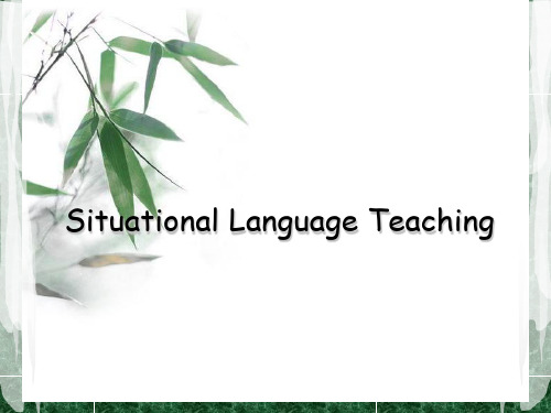 Situational Language Teaching 1