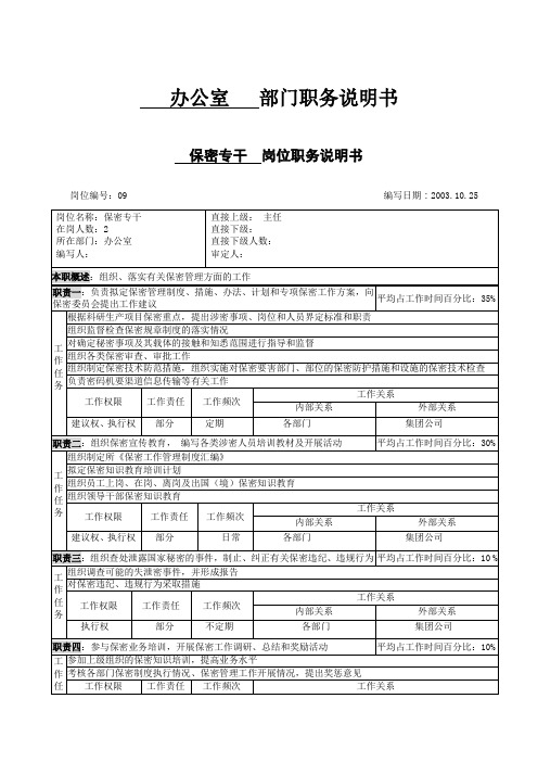 北大纵横—中国兵器工业—保密专干