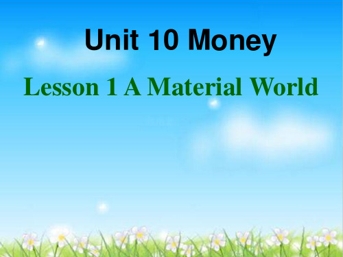 北师大课标版高中英语必修4Unit 10Lesson1(共22张PPT)