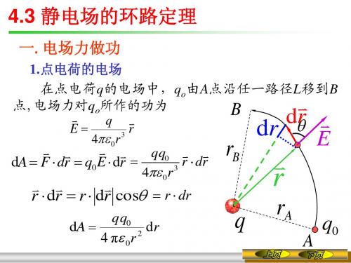 4.3 静电场的环路定理、电势(2)