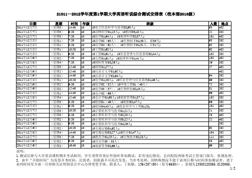 (人机对话)测试座位安排表