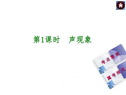 (新课标·河北)中考物理复习课件:第1课时 声现象(共18张PPT)