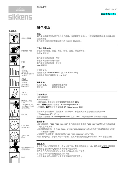 彩色喷灰彩色喷灰彩色喷灰 - Sikkens