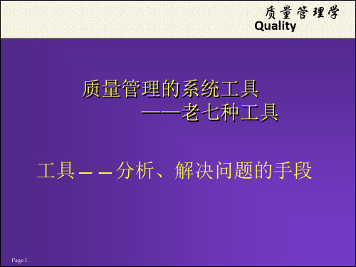 质量控制方法PPT课件