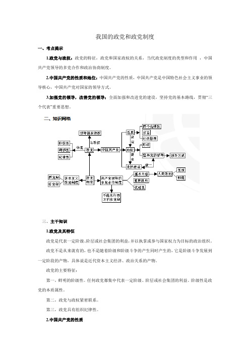 我国的政党和政党制度@