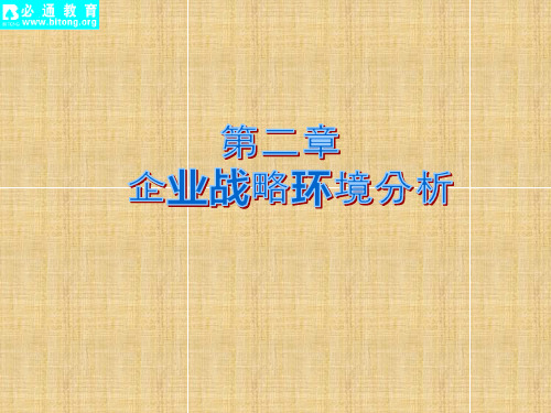 企业经营战略(第二章)