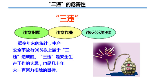 “三违”的危害性(违章指挥,违章作业,违反劳动纪律)